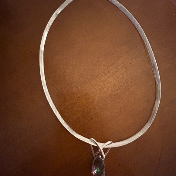 Mystic topaz necklace. Never worn. - Picture 7 of 12